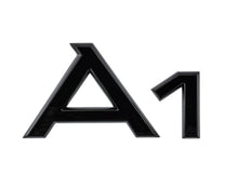 Audi A1 Rear Gloss Black Rings Badge - Required Automotive