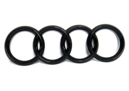 Required Automotive Gloss Black Front Audi Rings Badge 273MM