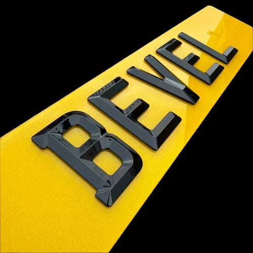 New Arrival: fully legal 4D BEVEL 3mm number plate