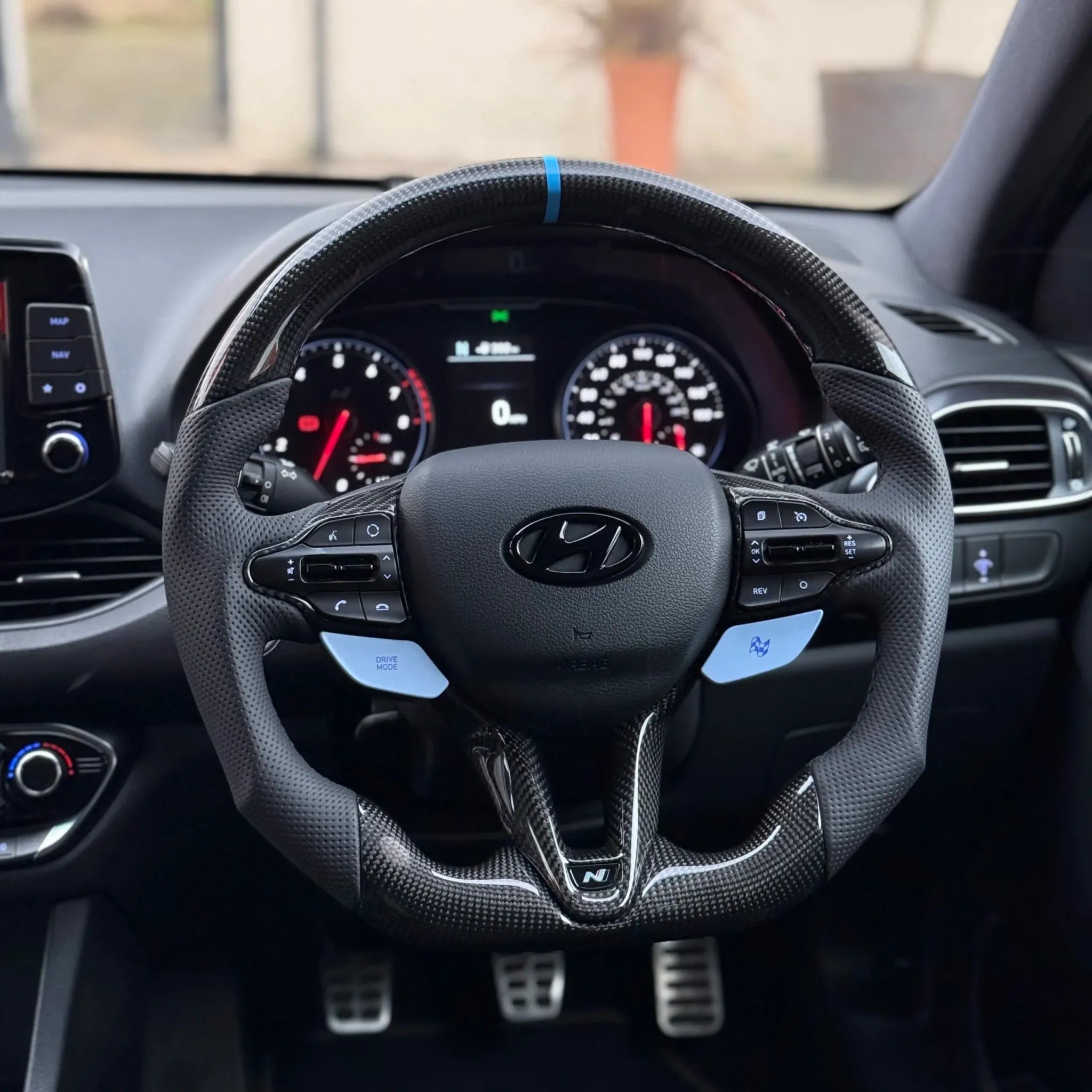 Custom Hyundai i30N Carbon Steering Wheel