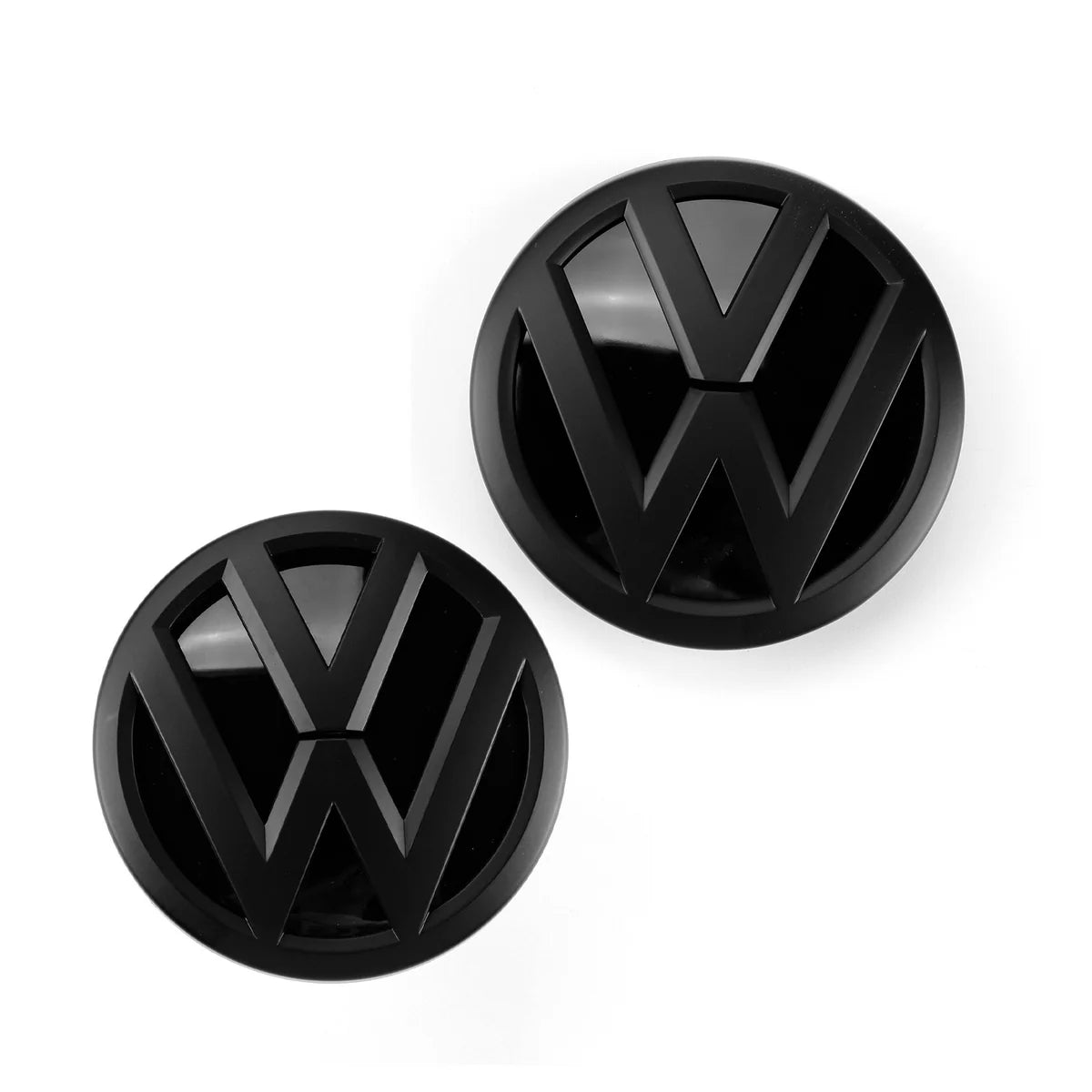 Volkswagen Polo MK5 6R / 6C Matte Black Front / Rear Badges (2009 - 2017 Models)