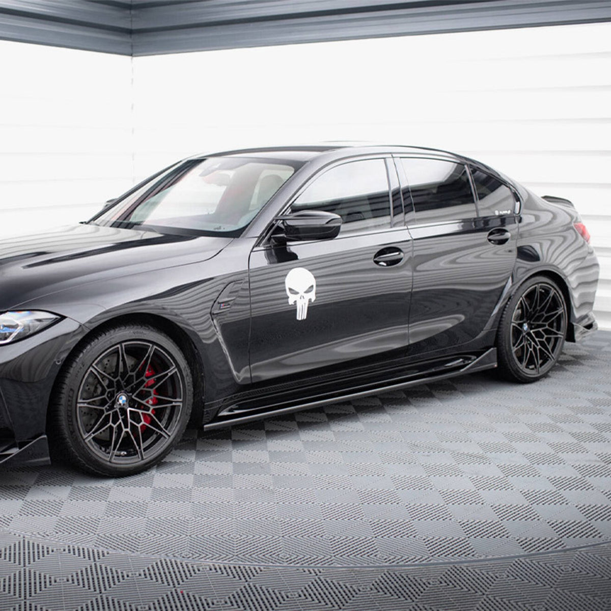 Maxton Design BMW M3 V3 CSL Look Side Skirt In Gloss Black (G80/G81)