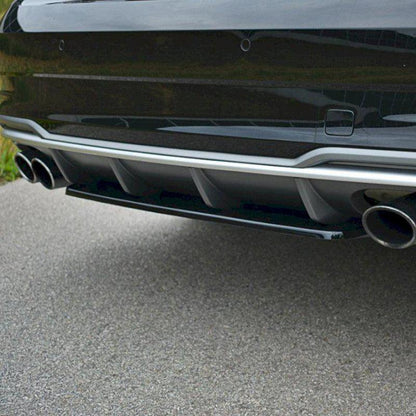 Maxton Central Rear Splitter Audi S3 8V Fl Sedan (2017-2020)