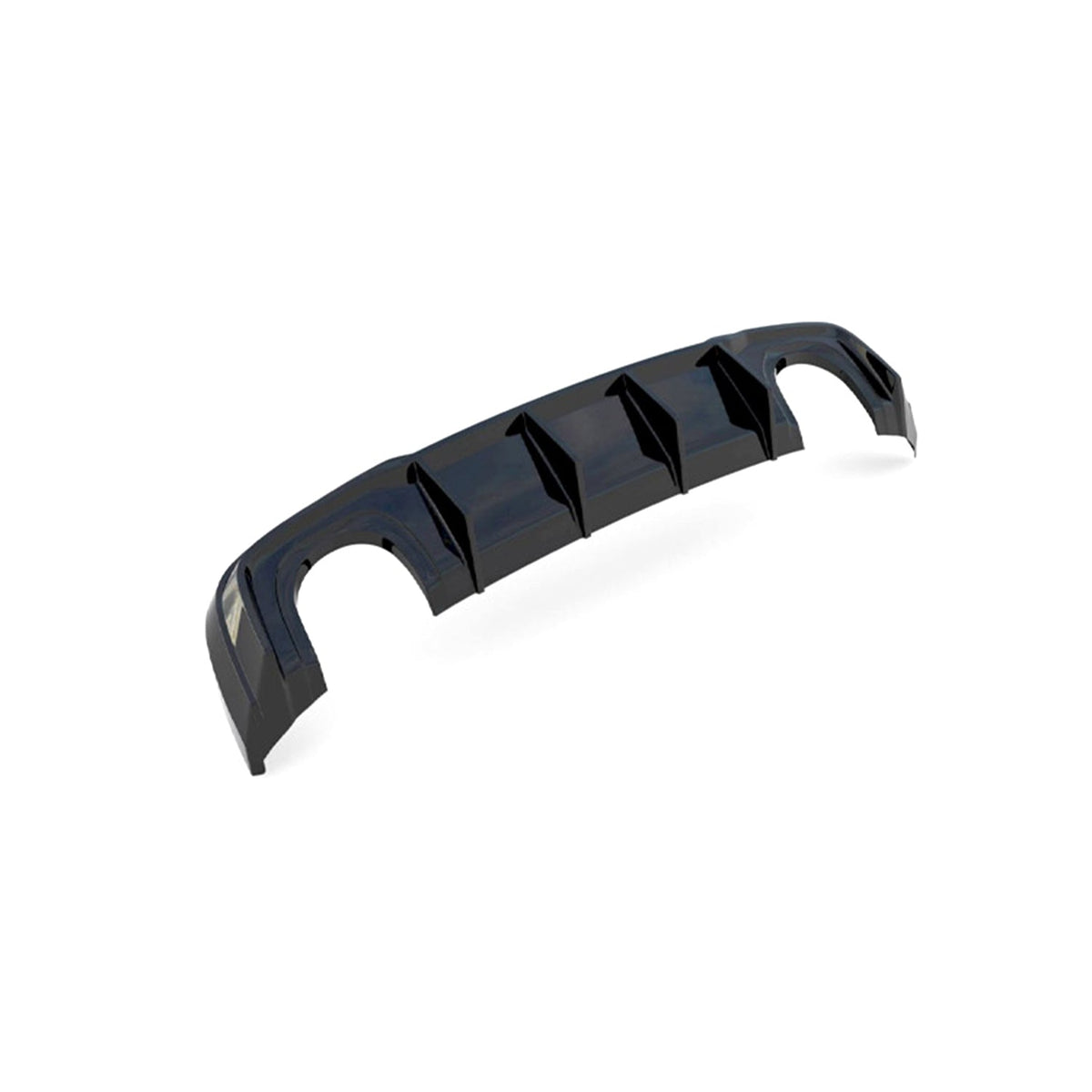 Maxton Design Audi RS3 Sportback V2 Rear Diffuser In Gloss Black (8V Facelift 2017+)