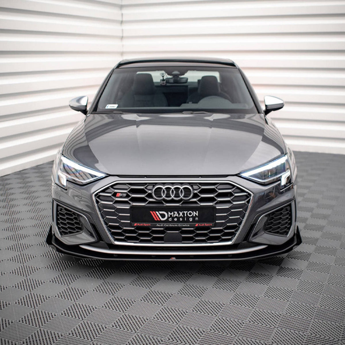 Maxton Design Audi S3 Street Pro Front Splitter + Flaps (8Y 2020+)