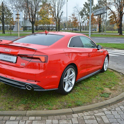Maxton Design Audi S5 Pre-Facelift Side Skirts In Gloss Black (B9/F5)
