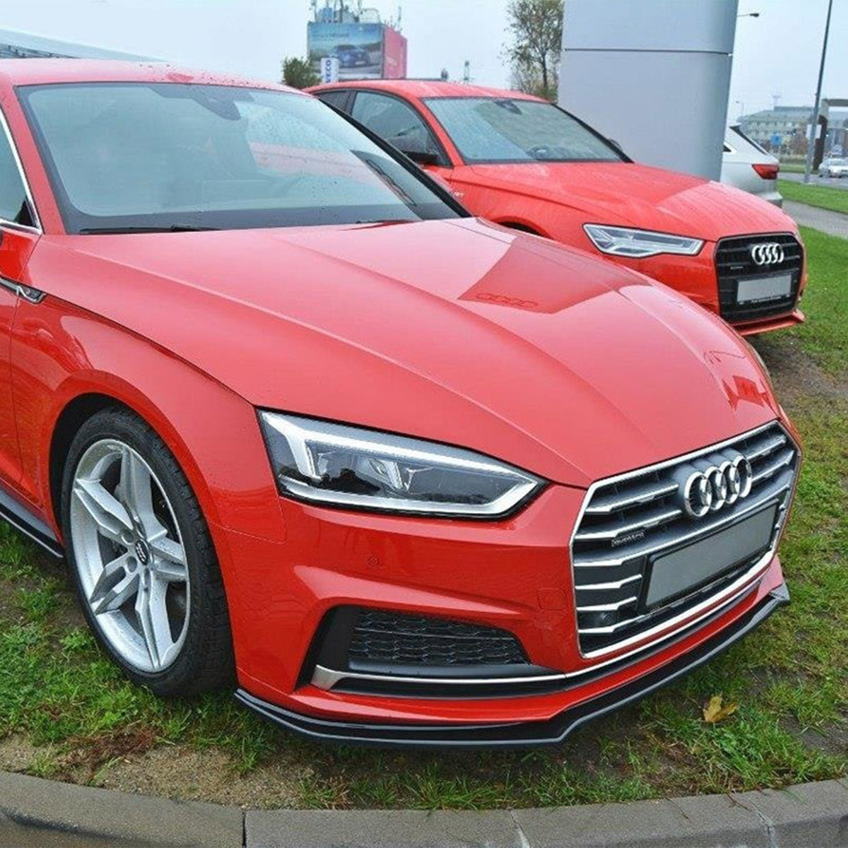 Maxton Design Audi S5 Pre-Facelift V1 Front Splitter In Gloss Black (B9/F5)