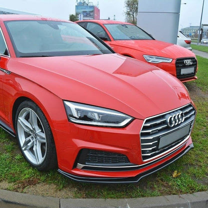 Maxton Design Audi S5 Pre-Facelift V1 Front Splitter In Gloss Black (B9/F5)
