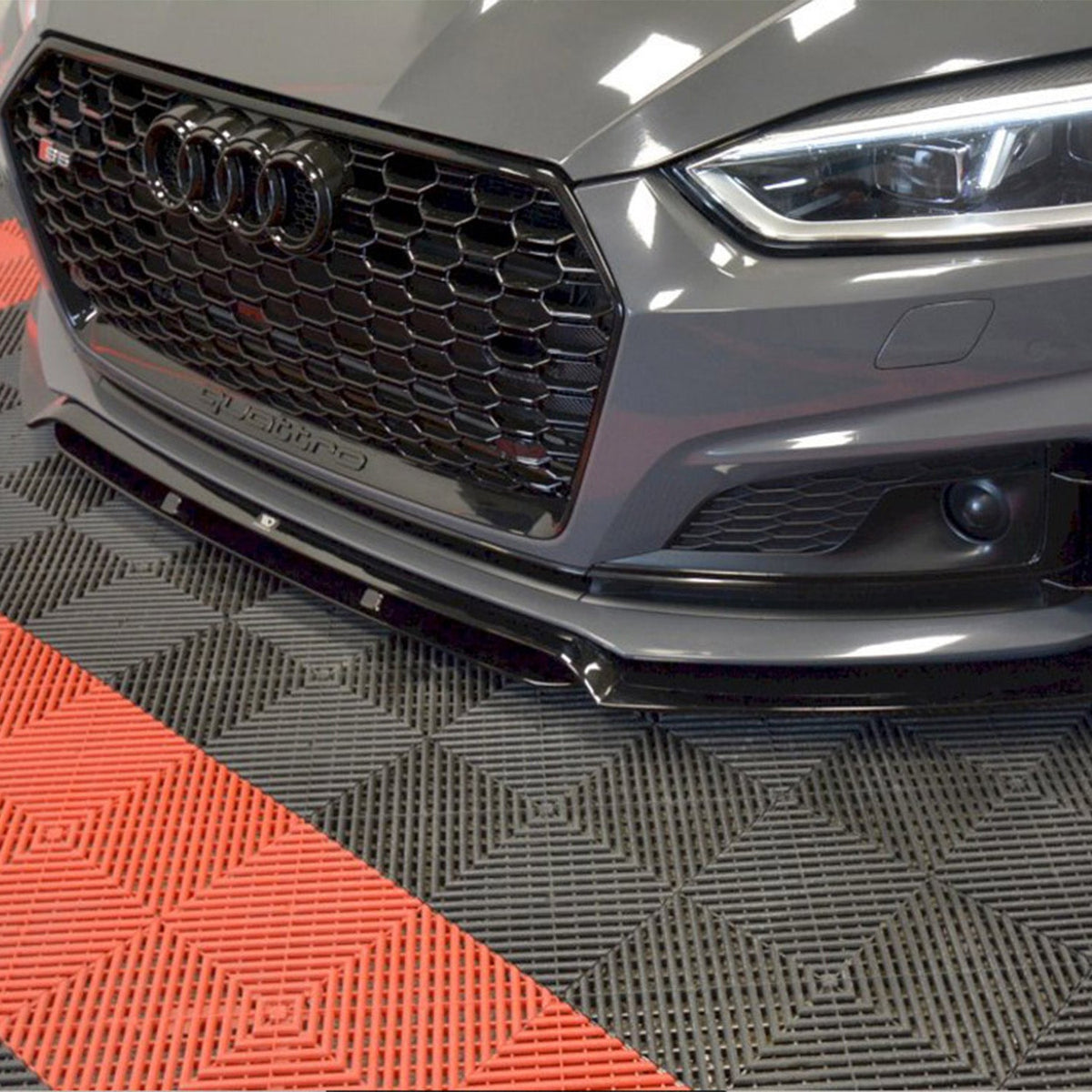 Maxton Design Audi S5 Pre-Facelift Ultra Aggressive Fibreglass Front Splitter (B9/F5)