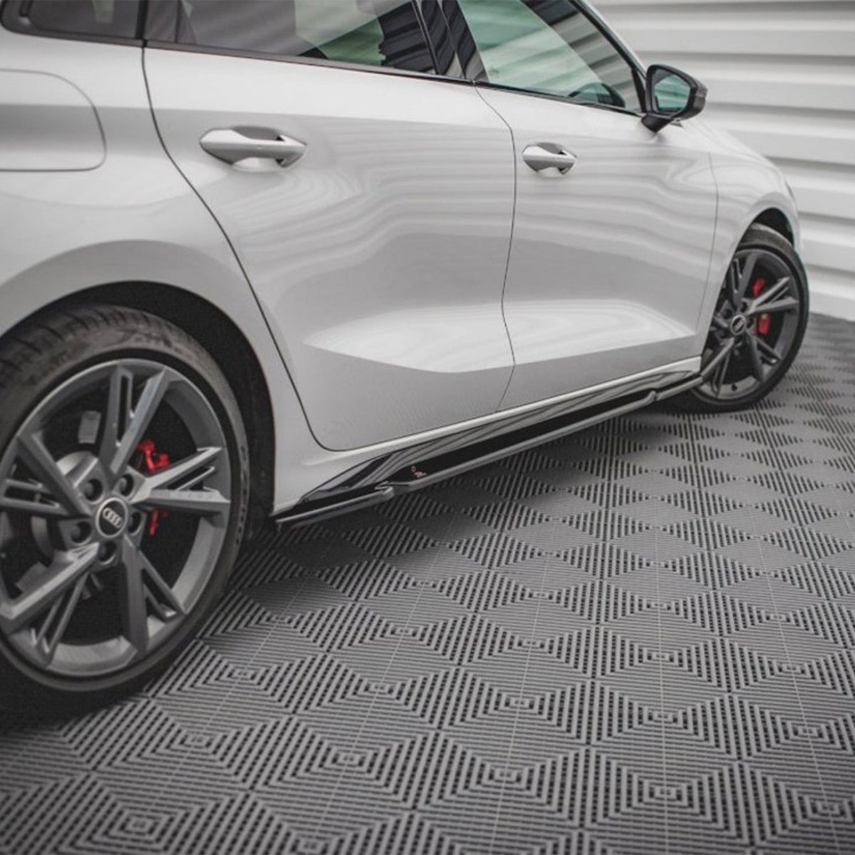 Maxton Design Audi S3 Side Skirts In Gloss Black (8Y)
