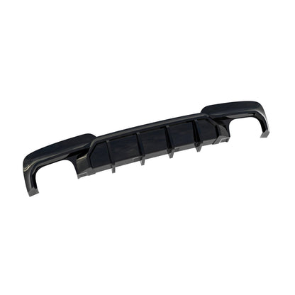 Maxton Design BMW F10 5 Series M Sport Rear Diffuser In Gloss Black