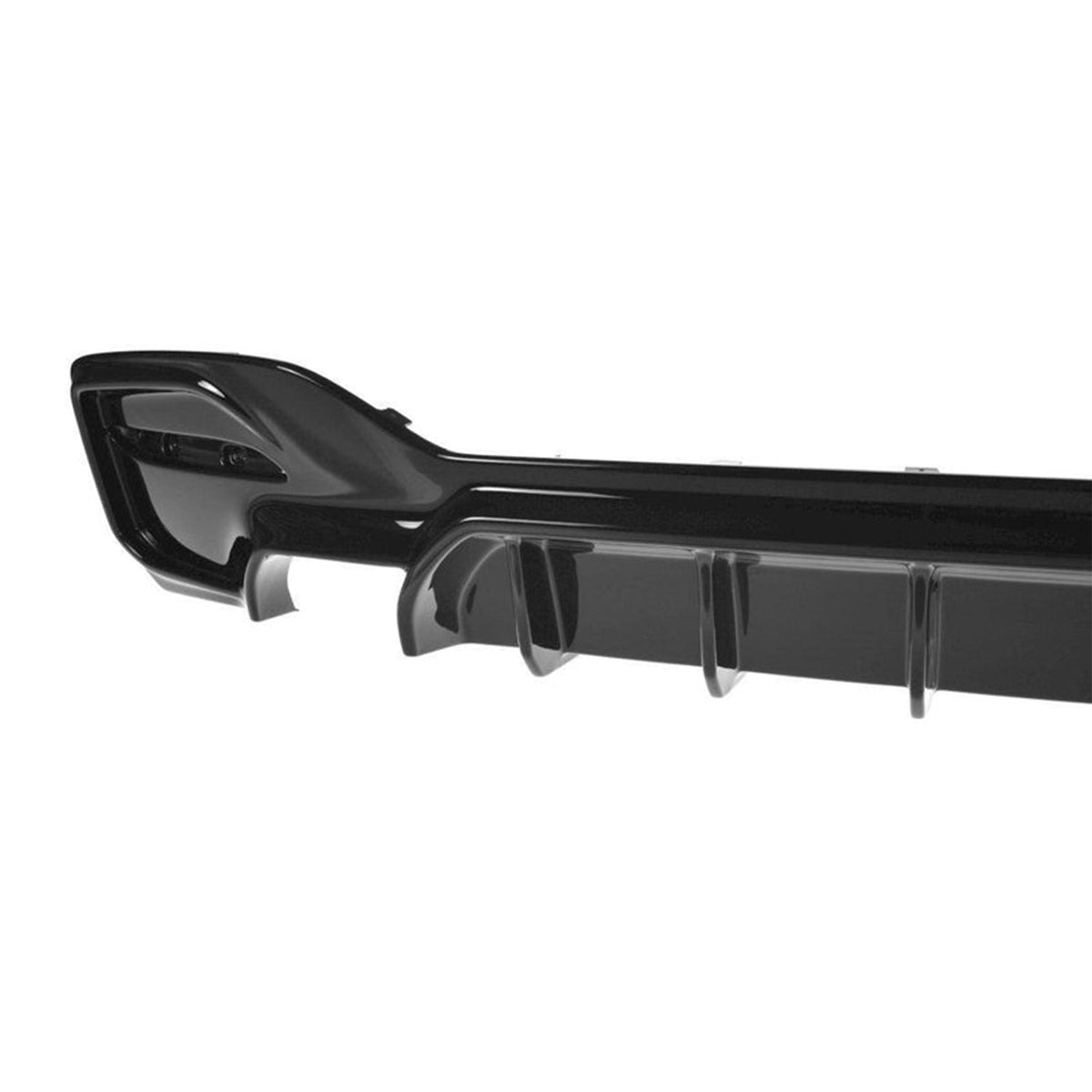 Maxton Design BMW 1 Series Very Aggressive Rear Diffuser In Gloss Black (F20/F21 LCI Facelift) M-Power