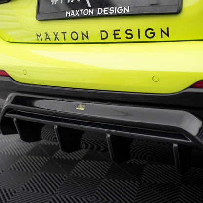 Maxton Design BMW M135i/1 Series M Sport V1 Rear Diffuser In Gloss Black (F40)