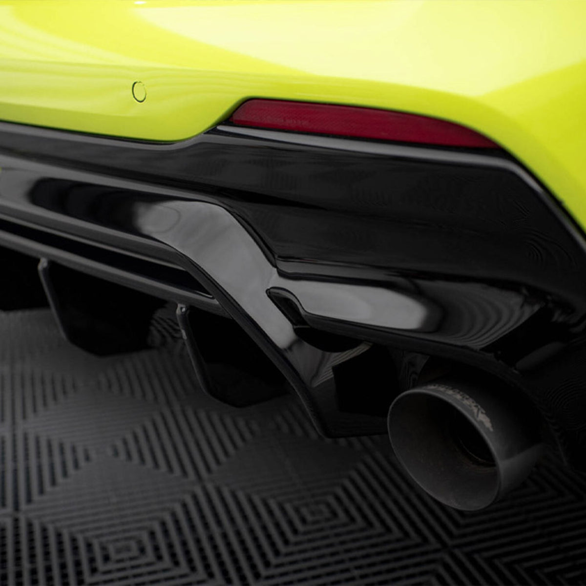 Maxton Design BMW M135i/1 Series M Sport V1 Rear Diffuser In Gloss Black (F40)