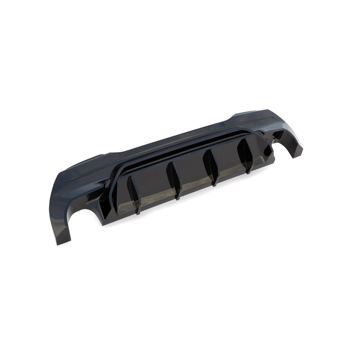 Maxton Design BMW M135i/1 Series M Sport V1 Rear Diffuser In Gloss Black (F40)