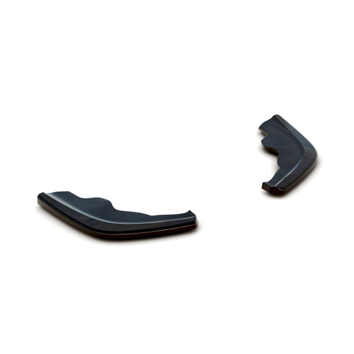 Maxton Design BMW M135i/1 Series M Sport V1 Rear Side Splitters In Gloss Black (F40)