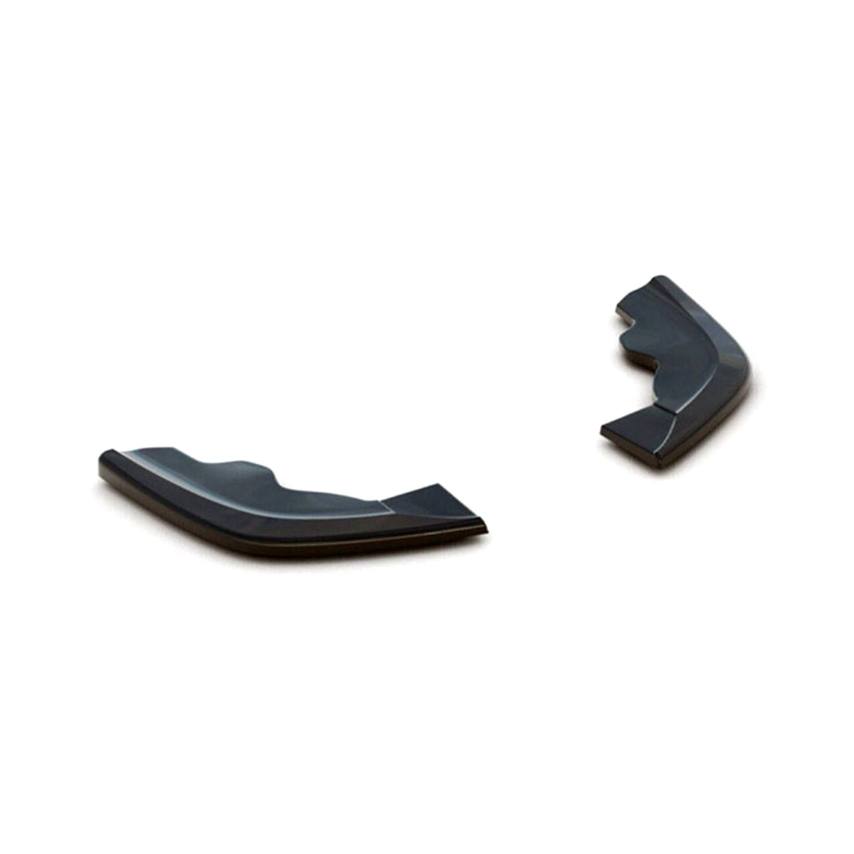 Maxton Design BMW M135i/1 Series M Sport V3 Rear Side Splitters In Gloss Black (F40)