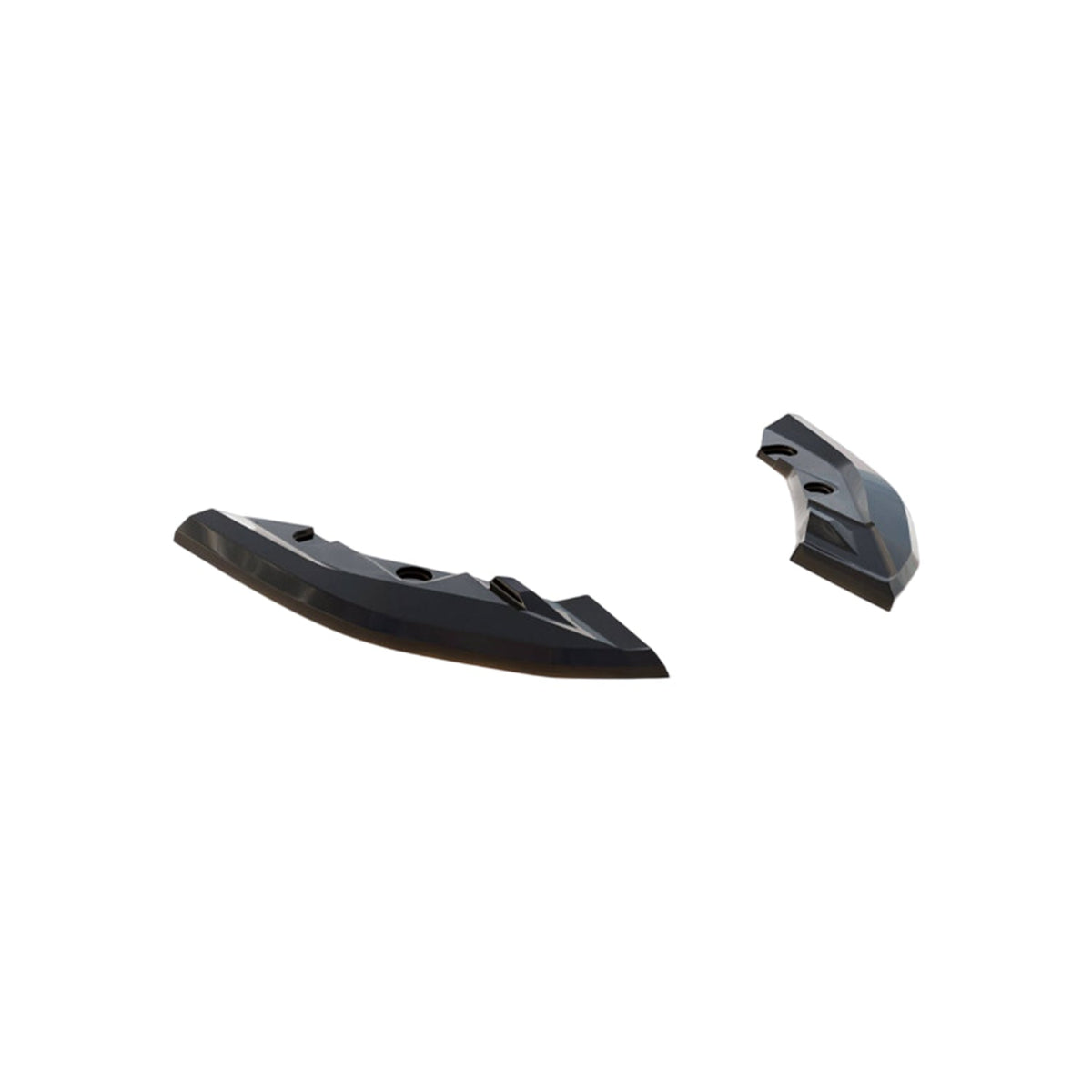 Maxton Design BMW F70 M135 V1 Gloss Black Rear Side Splitters