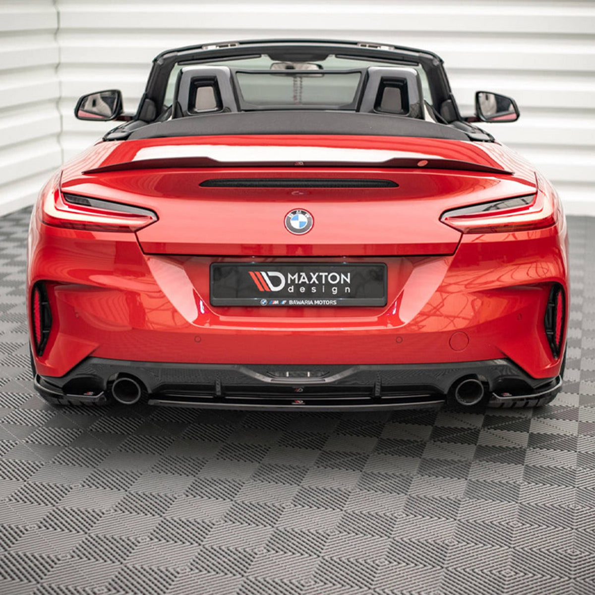 Maxton Design BMW Z4 Pre-LCI Rear Side Splitters In Gloss Black (G29)
