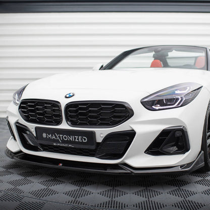 Maxton Design BMW Z4 LCI Front Splitter In Gloss Black (G29 inc M40i)