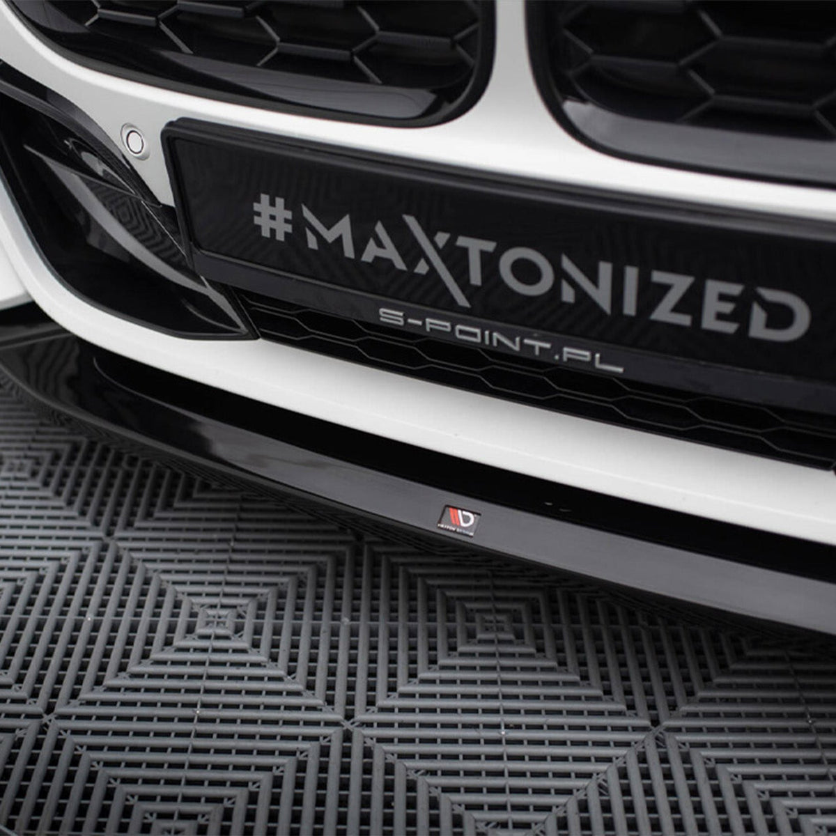 Maxton Design BMW Z4 LCI Front Splitter In Gloss Black (G29 inc M40i)