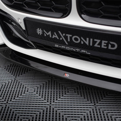 Maxton Design BMW Z4 LCI Front Splitter In Gloss Black (G29 inc M40i)