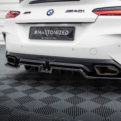 Maxton Design BMW Z4 M40i LCI Rear Diffuser In Gloss Black (G29)