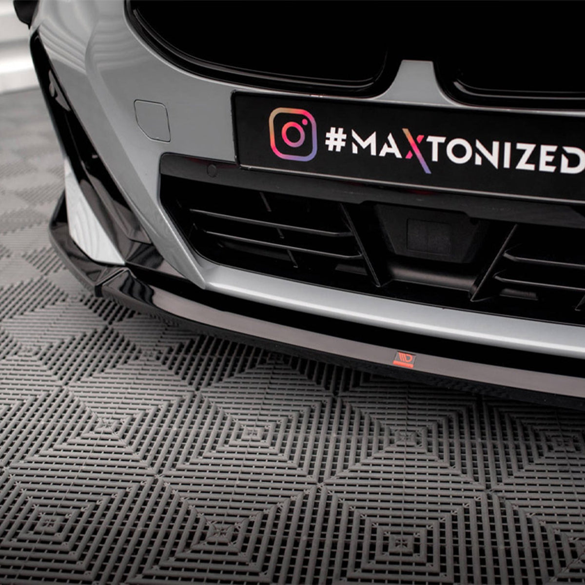 Maxton Design BMW M240i/2 Series V3 Front Splitter In Gloss Black (G42)
