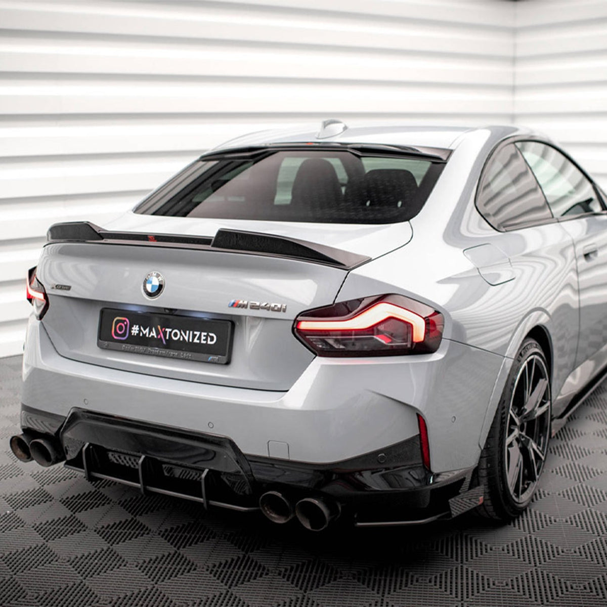 Maxton Design BMW M240i/2 Series Rear Window Spoiler Extension (G42)