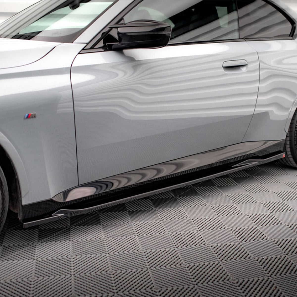 Maxton Design BMW M240i/2 Series V2 Side Skirts In Gloss Black (G42)