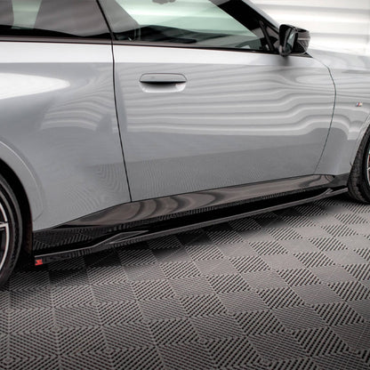 Maxton Design BMW M240i/2 Series V2 Side Skirts In Gloss Black (G42)