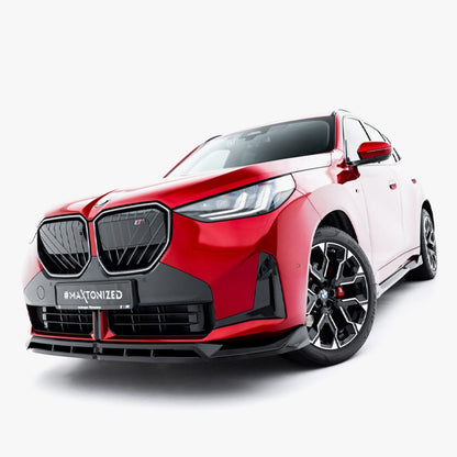 Maxton Design BMW G45 X3 M Sport V1 Gloss Black Front Splitter
