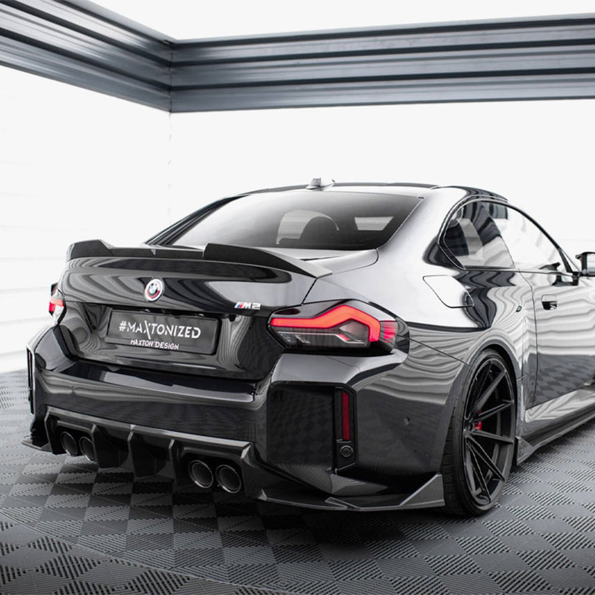 Maxton Design BMW M2 G87 Rear Side Splitters In Gloss Carbon Fibre (G87)
