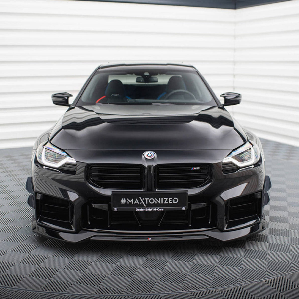 Maxton Design BMW M2 G87 V1 Front Splitter In Gloss Black (G87)