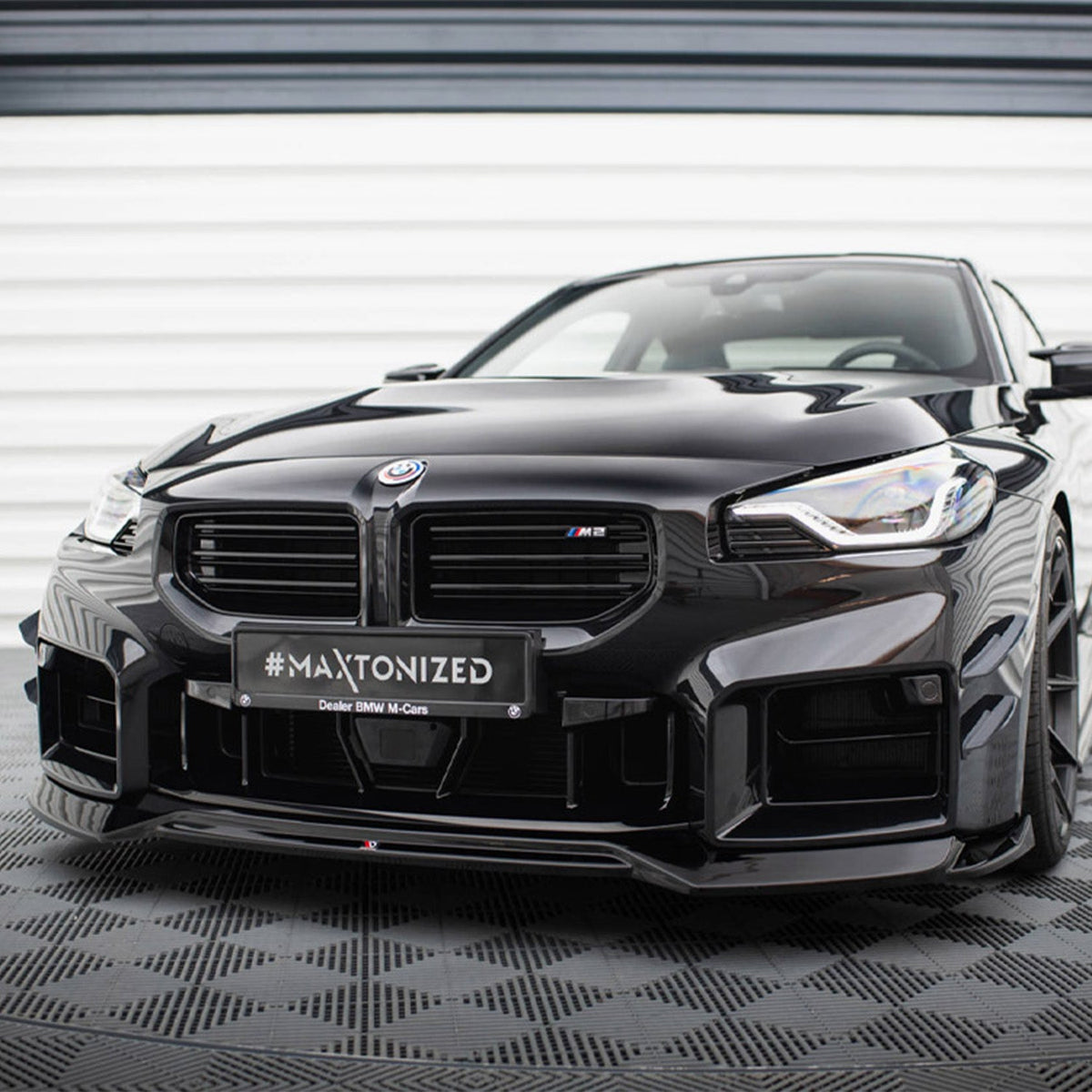 Maxton Design BMW M2 G87 V1 Front Splitter In Gloss Black (G87)