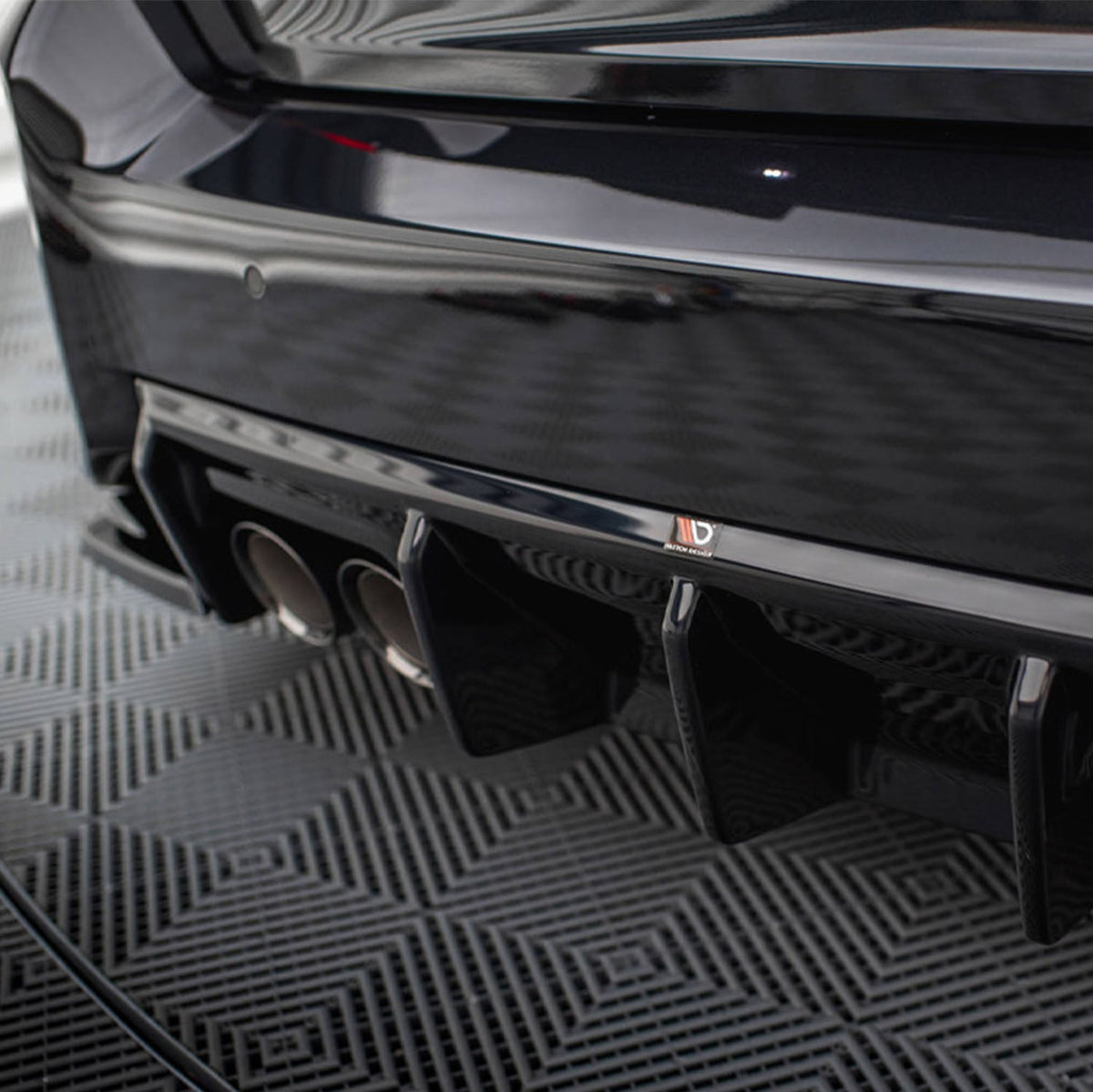 Maxton Design BMW M2 G87 V1 Rear Diffuser In Gloss Black (G87)