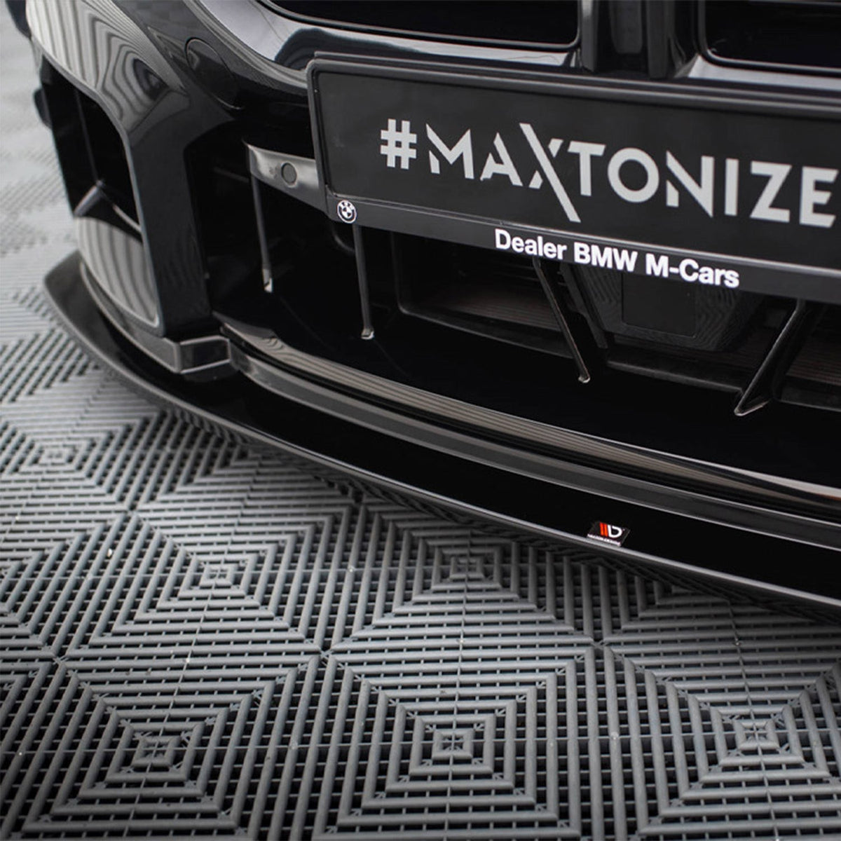 Maxton Design BMW M2 G87 V4 Front Splitter In Gloss Black (G87)