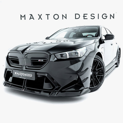 Maxton Design BMW G90 & G99 M5 V1 Gloss Black Front Splitter