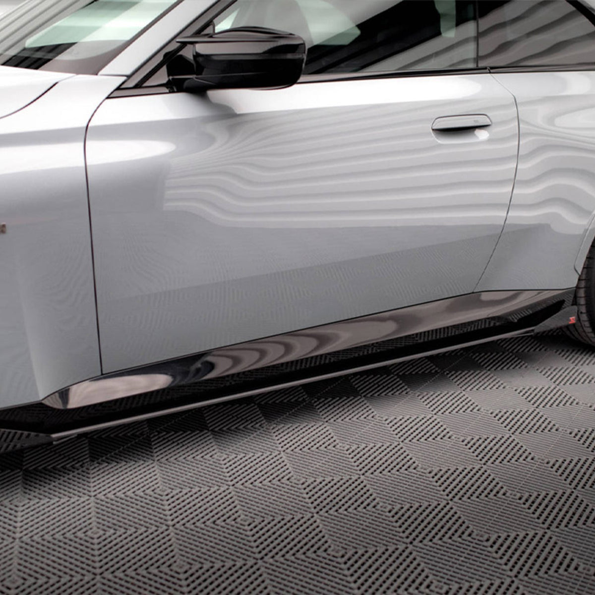 Maxton Design BMW M240i/2 Series Street Pro Side Skirts + Flaps In Black (G42)
