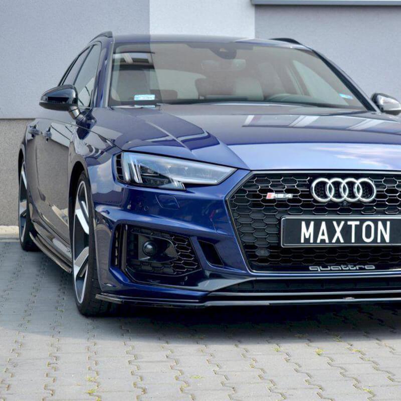 Maxton Design Front Splitter V.2 Audi RS4 B9 (2017-Up)