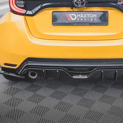 Maxton Design Toyota GR Yaris V3 Rear Side Splitters In Gloss Black (Mk4)