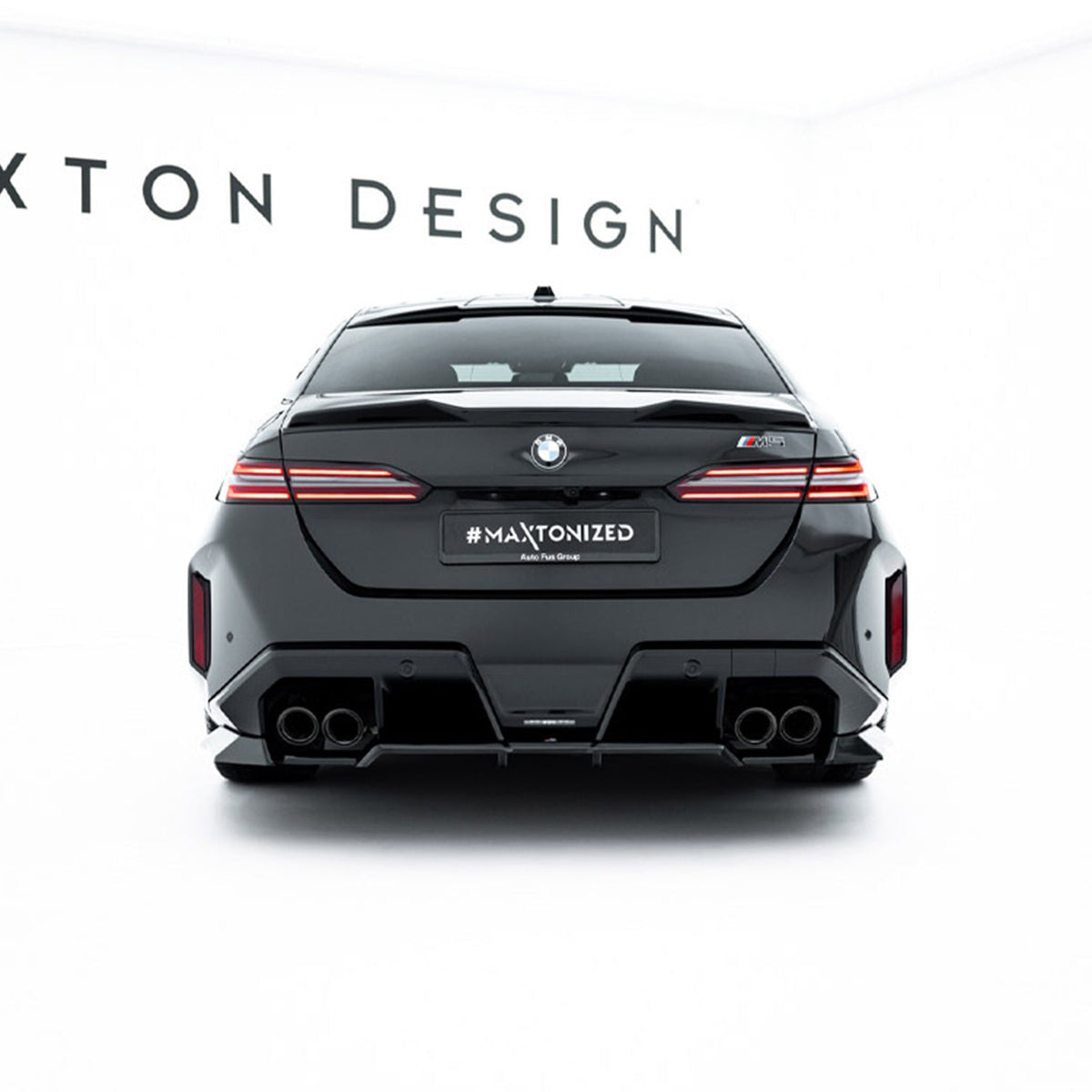 Maxton Design BMW G90 & G99 M5 Gloss Black Rear Diffuser Extension