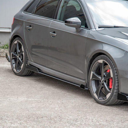 Maxton Design Side Skirt Flaps Audi RS3 8V Sportback (2015-2016)