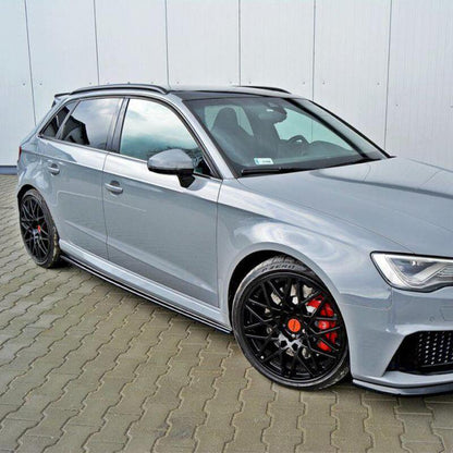 Maxton Design Side Skirts Diffusers Audi RS3 8V Pre-Facelift (2015-2016)