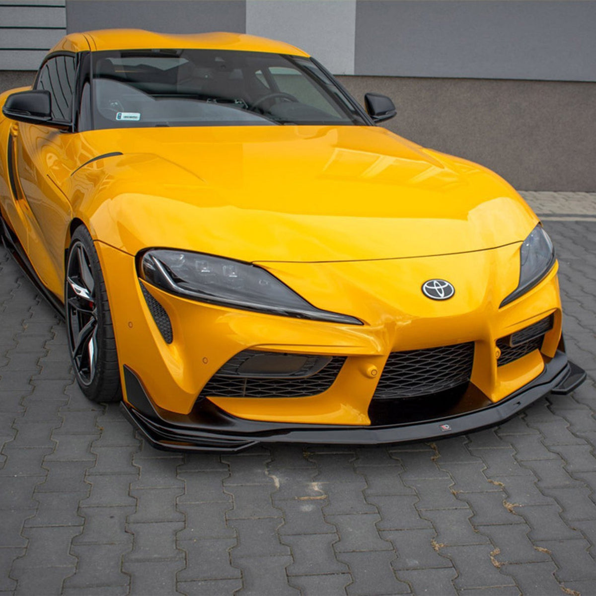 Maxton Design Toyota Supra Mk5 V1 Front Splitter In Gloss Black (A90)