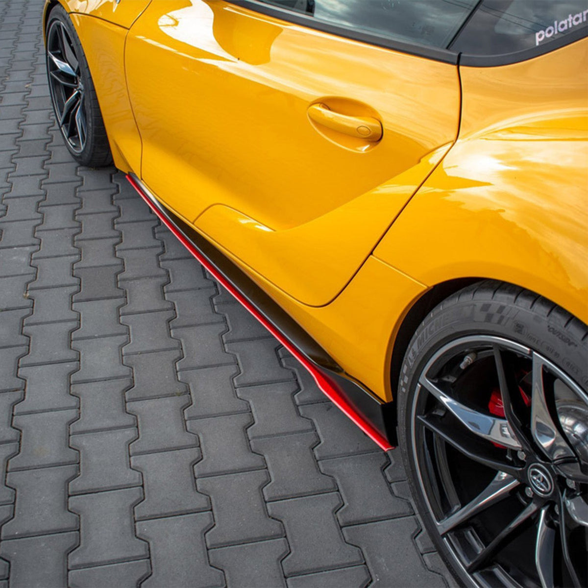 Maxton Design Toyota Supra Mk5 V2 Side Skirts In Gloss Black (A90)