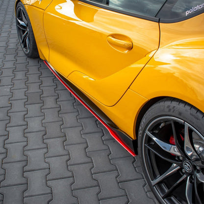 Maxton Design Toyota Supra Mk5 V2 Side Skirts In Gloss Black (A90)