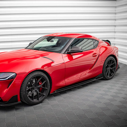 Maxton Design Toyota Supra Mk5 V3 Side Skirts In Gloss Black (A90)