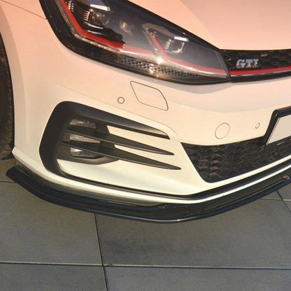 Maxton Design Volkswagen Golf GTI V2 Front Splitter In Gloss Black (Mk7.5)