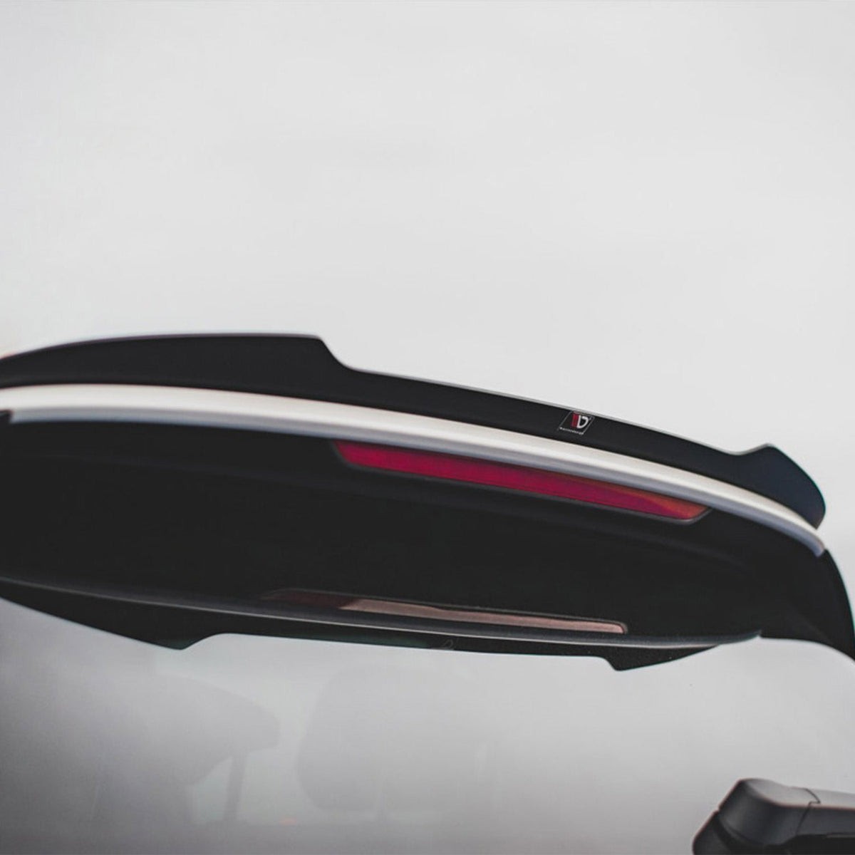 Maxton Design Volkswagen Golf R/GTI V1 Rear Spoiler Cap In Gloss Black (Mk8)